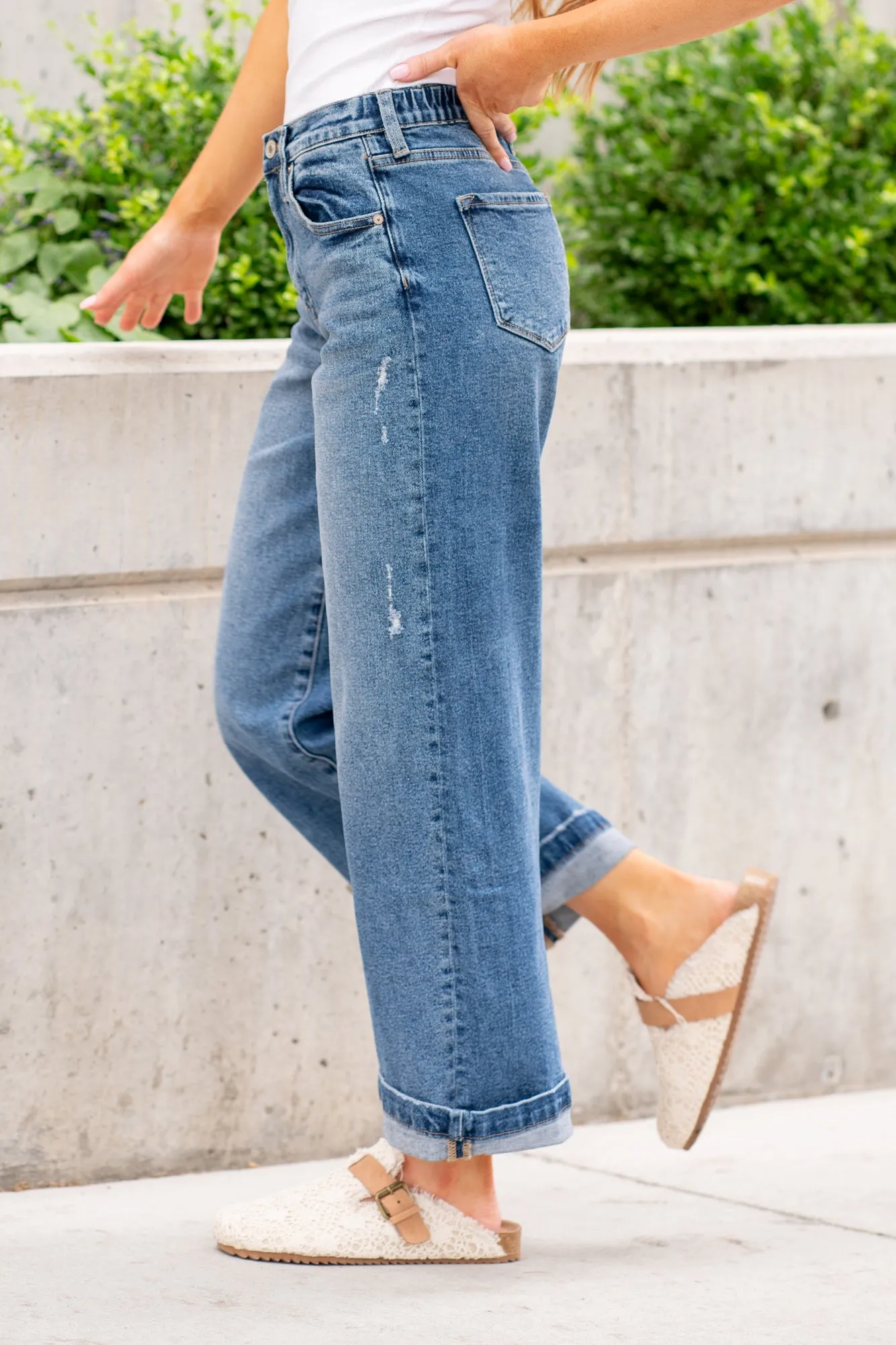 Lianne High Rise Cropped Wide Leg