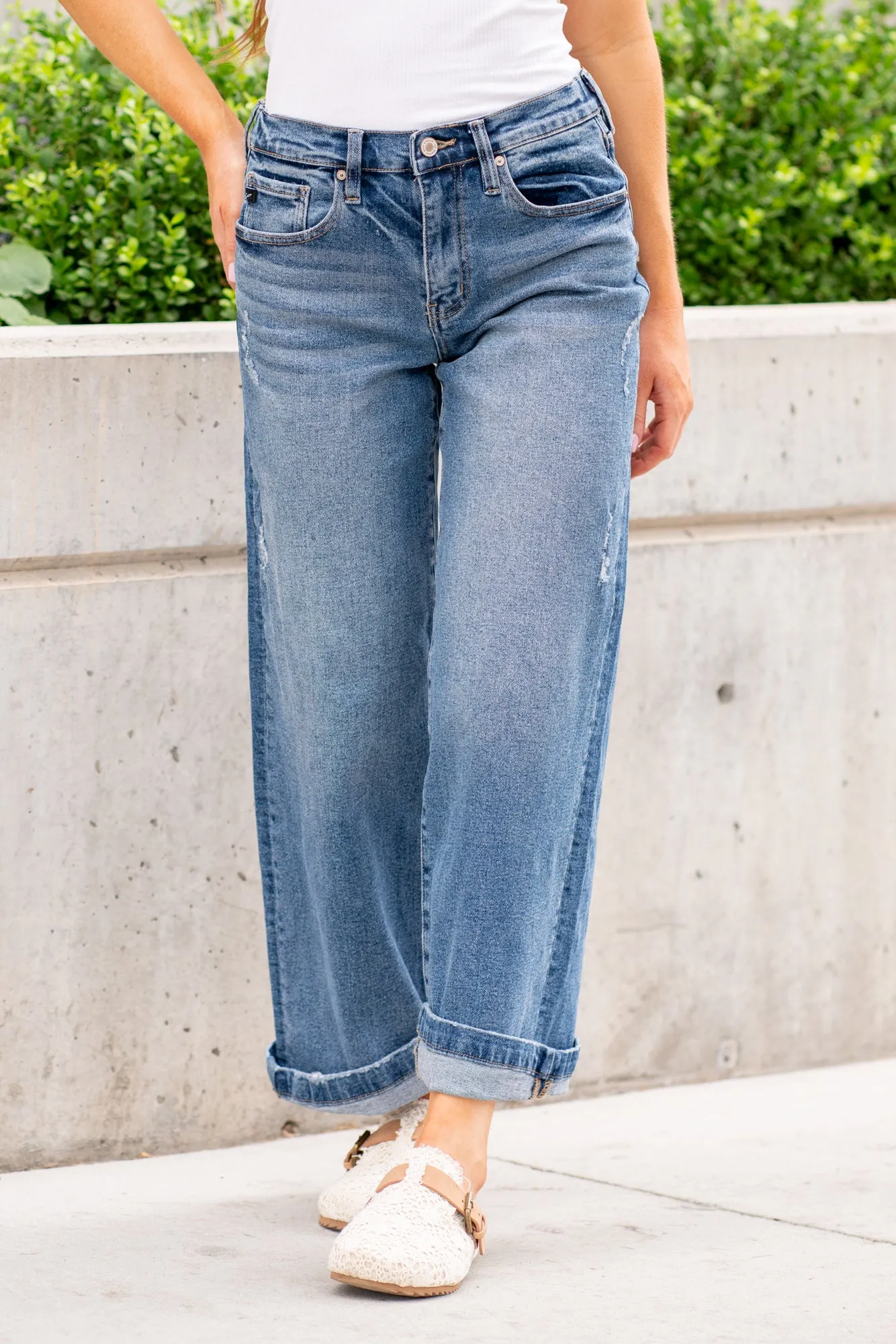 Lianne High Rise Cropped Wide Leg
