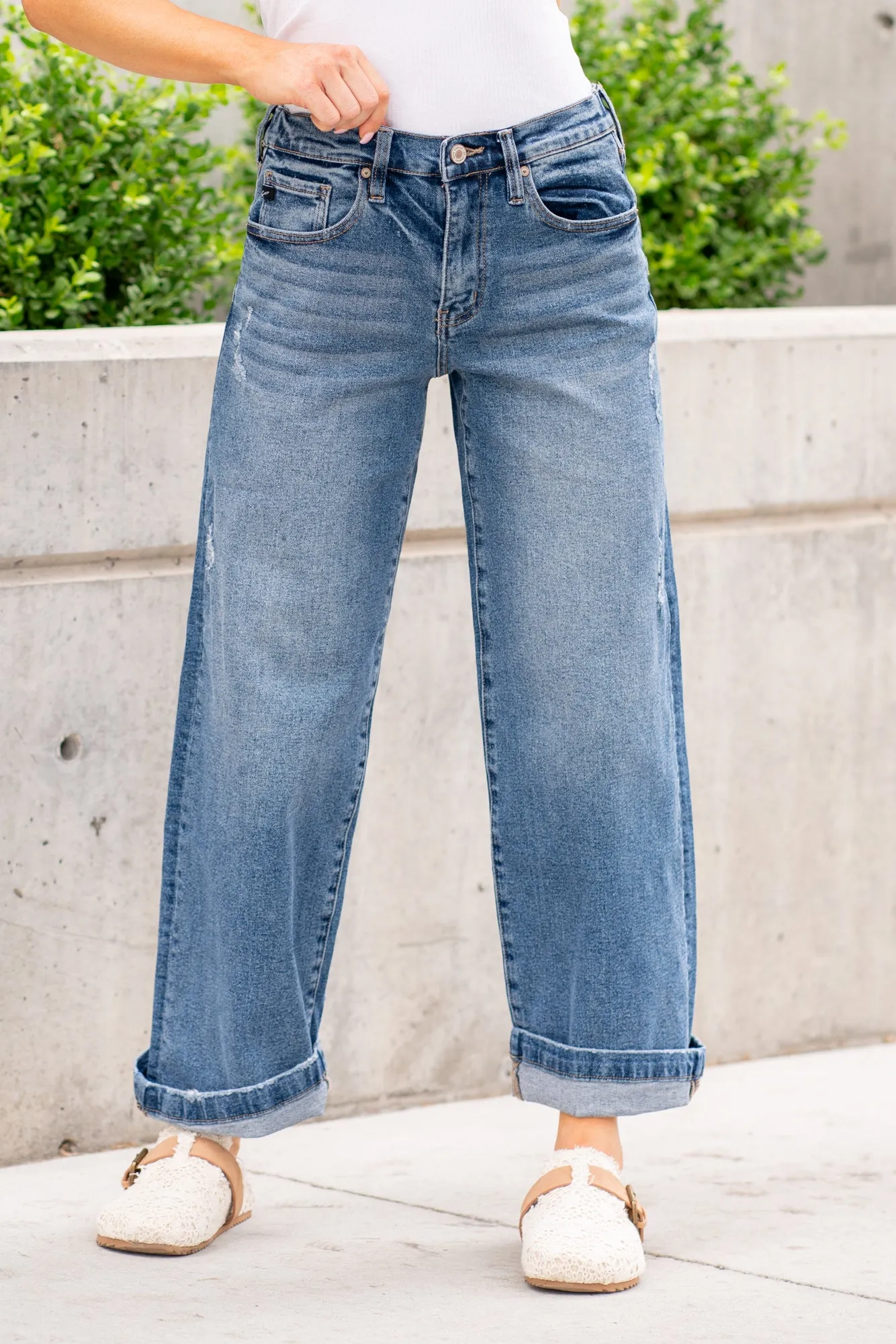 Lianne High Rise Cropped Wide Leg