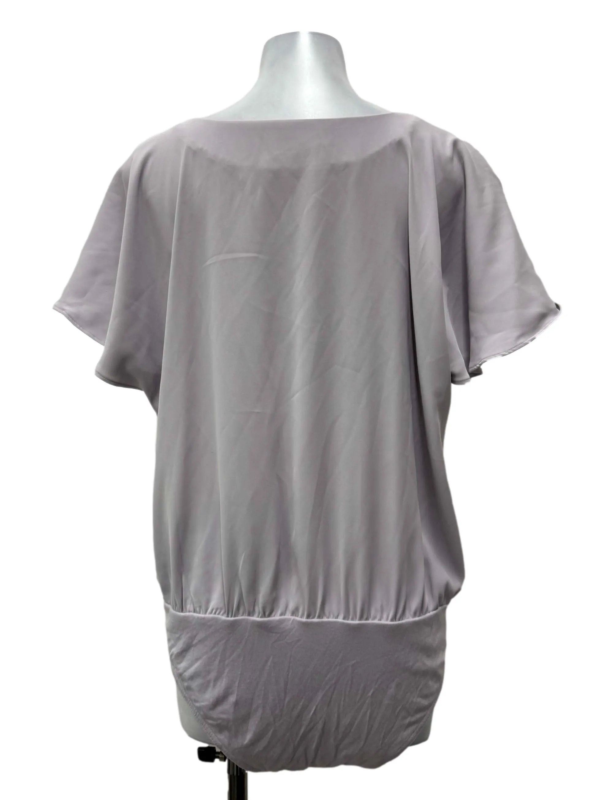 Light Purple V Bodysuit Top
