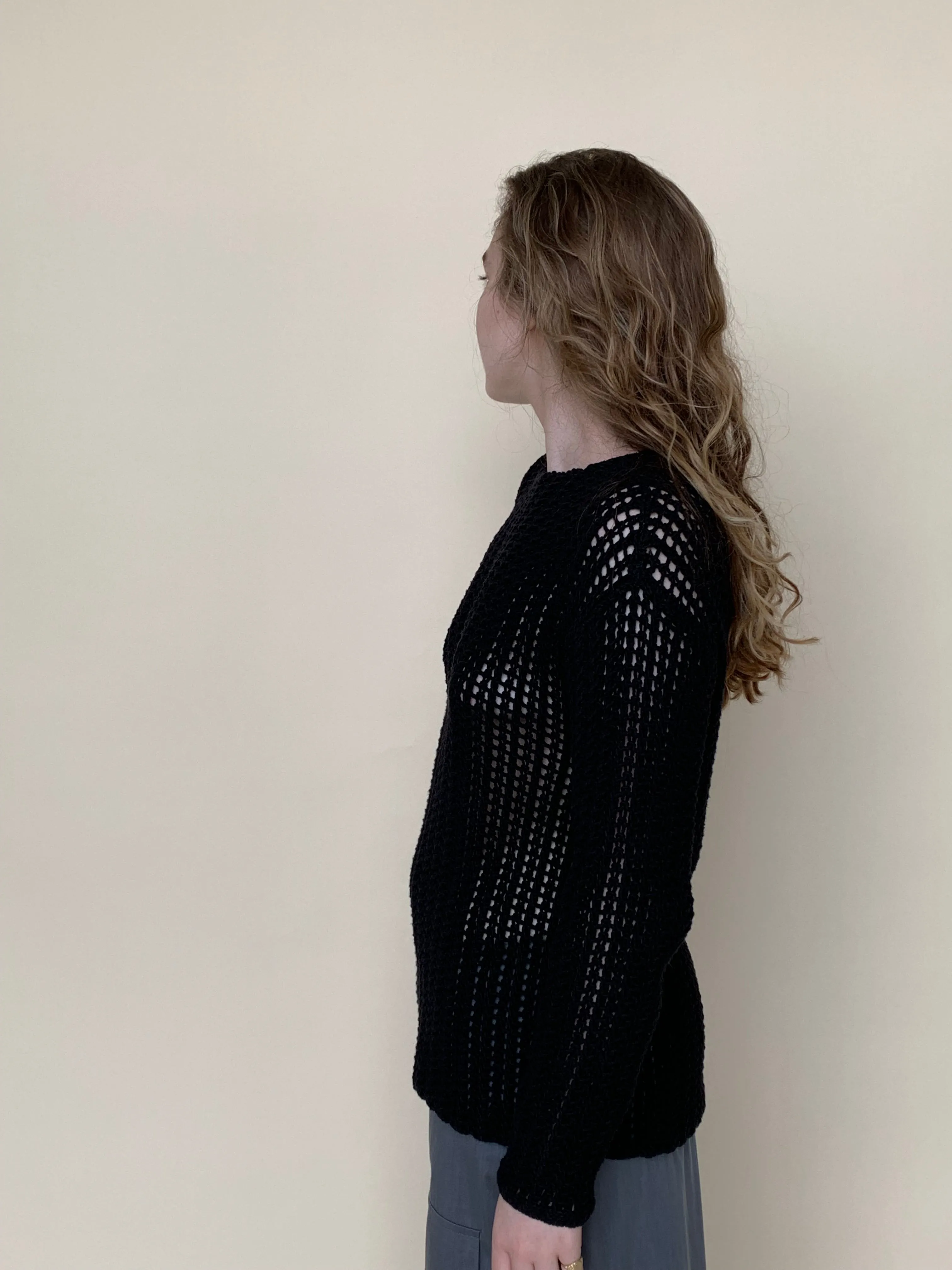 Loose knit sweater