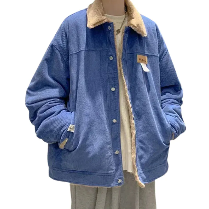 Loose Pure Lamb Wool Coat