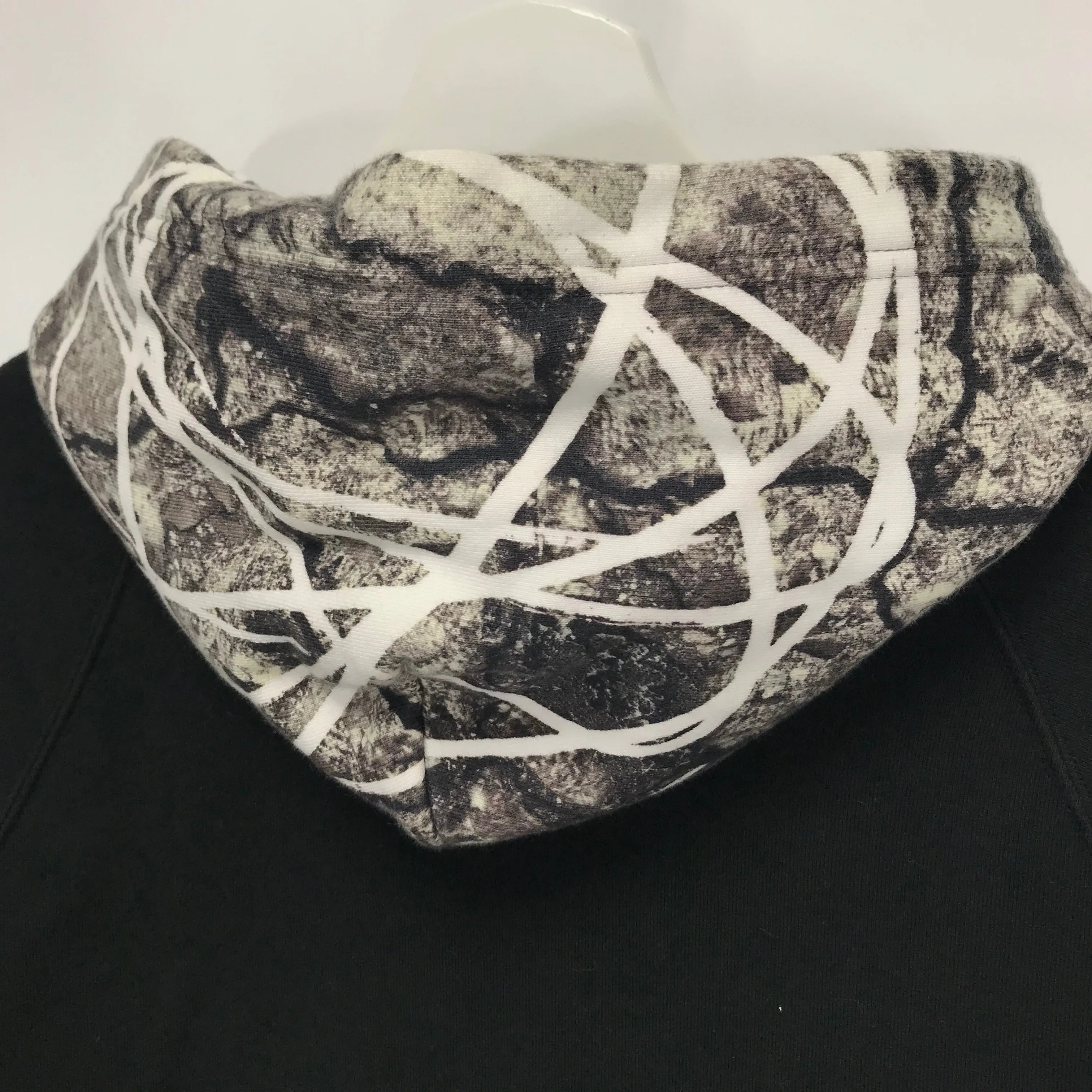 [M] NITRAID X FUTURA REAL STONE CAMO PULLOVER HOODIE BLACK