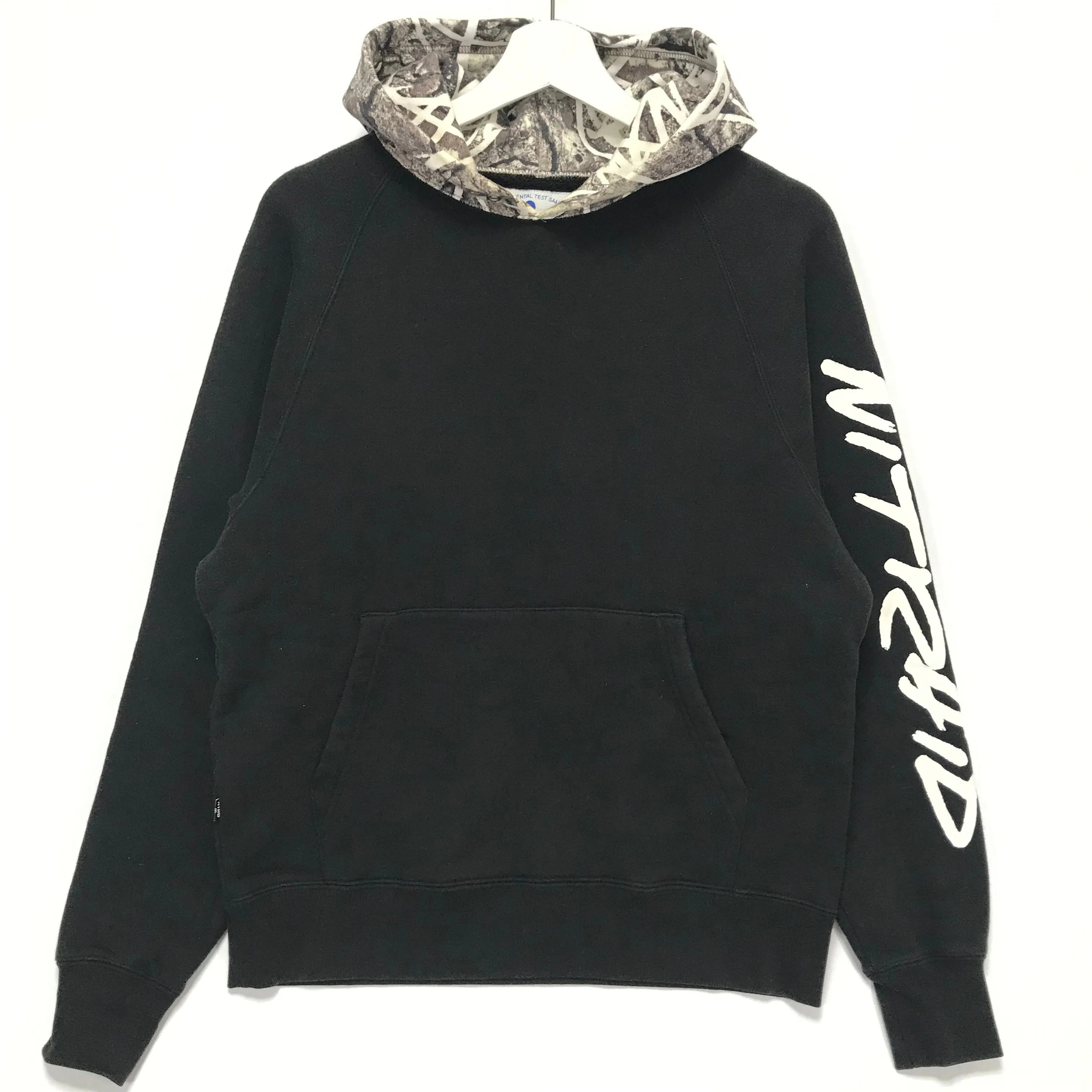 [M] NITRAID X FUTURA REAL STONE CAMO PULLOVER HOODIE BLACK