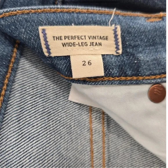 Madewell Perfect Vintage Wide Leg Jeans