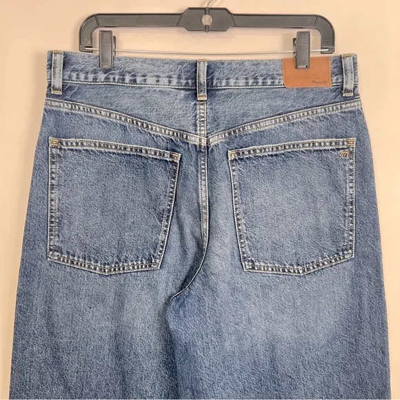 Madewell Superwide Leg Jeans in Concho Wash Size 30