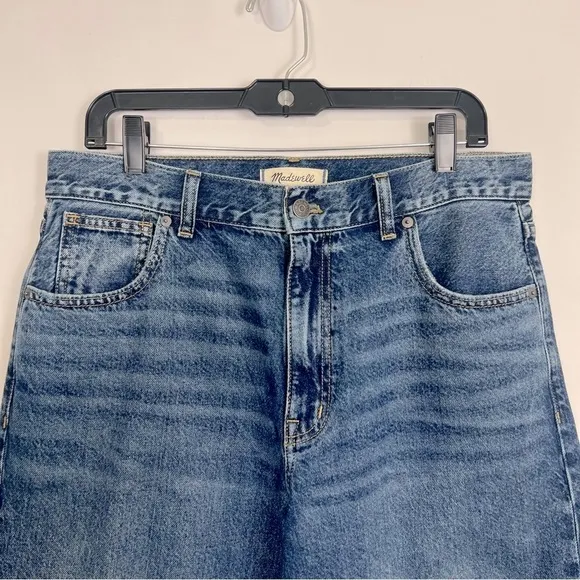 Madewell Superwide Leg Jeans in Concho Wash Size 30