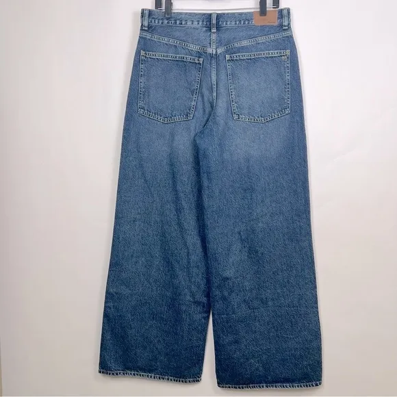 Madewell Superwide Leg Jeans in Concho Wash Size 30