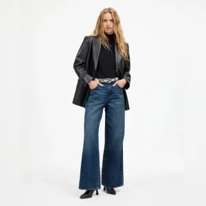 Madewell Superwide Leg Jeans in Concho Wash Size 30