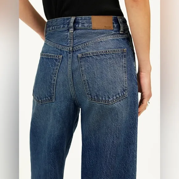 Madewell Superwide Leg Jeans in Concho Wash Size 30
