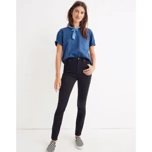 Madewell Tall 10&quot; High-Rise Skinny Jeans in Johnny Wash: Comfort Stretch Edition