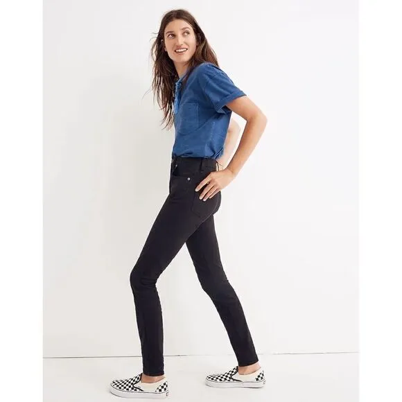 Madewell Tall 10&quot; High-Rise Skinny Jeans in Johnny Wash: Comfort Stretch Edition