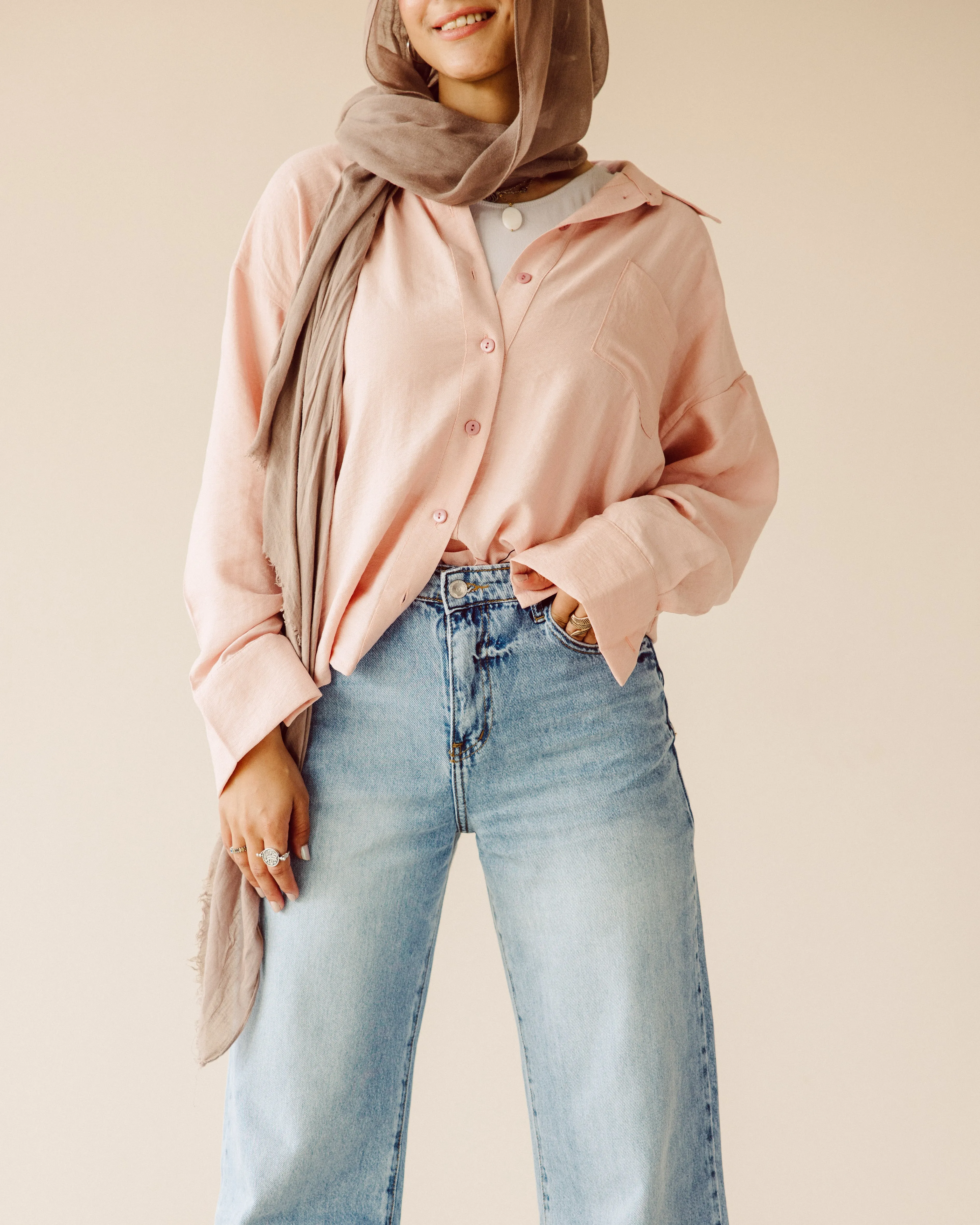 Medium Blue Wide Leg jeans