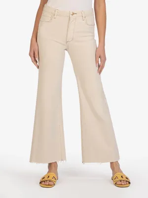 Meg High Rise Wide Leg Jean - Ecru FINAL SALE