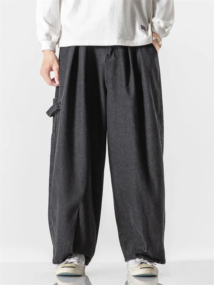 Men's Cool Comfy Wide Leg Work Jeans