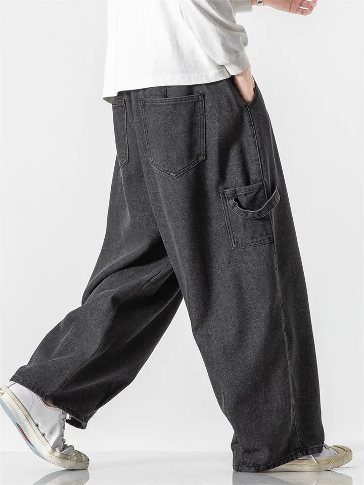 Men's Cool Comfy Wide Leg Work Jeans