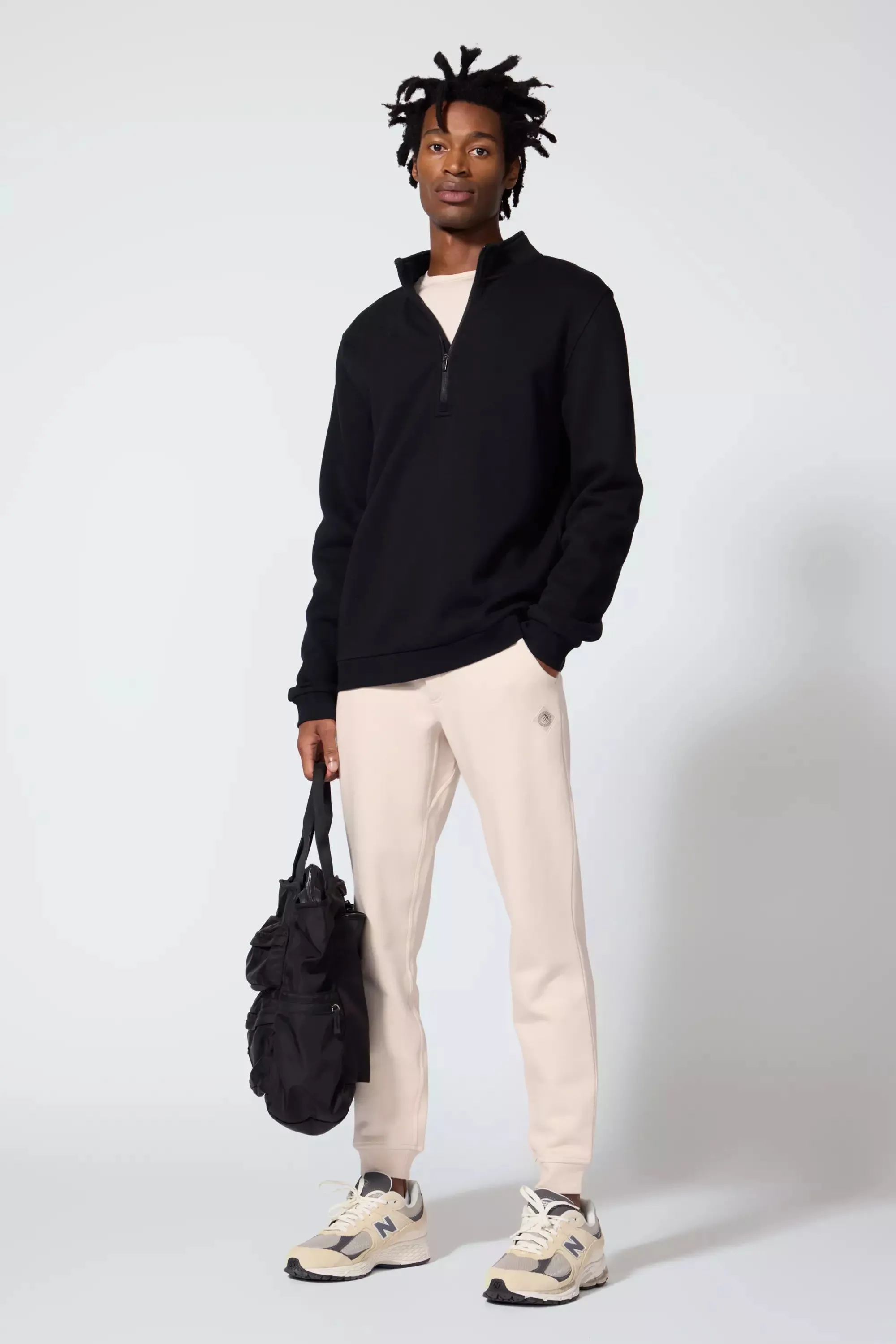 Men's Luxefleece 1/4 Zip  - Black
