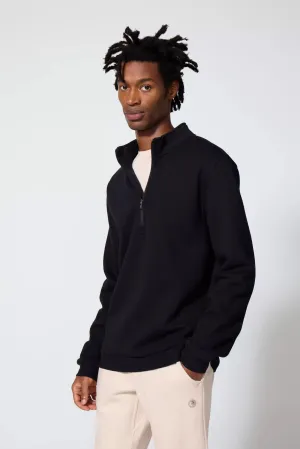 Men's Luxefleece 1/4 Zip  - Black