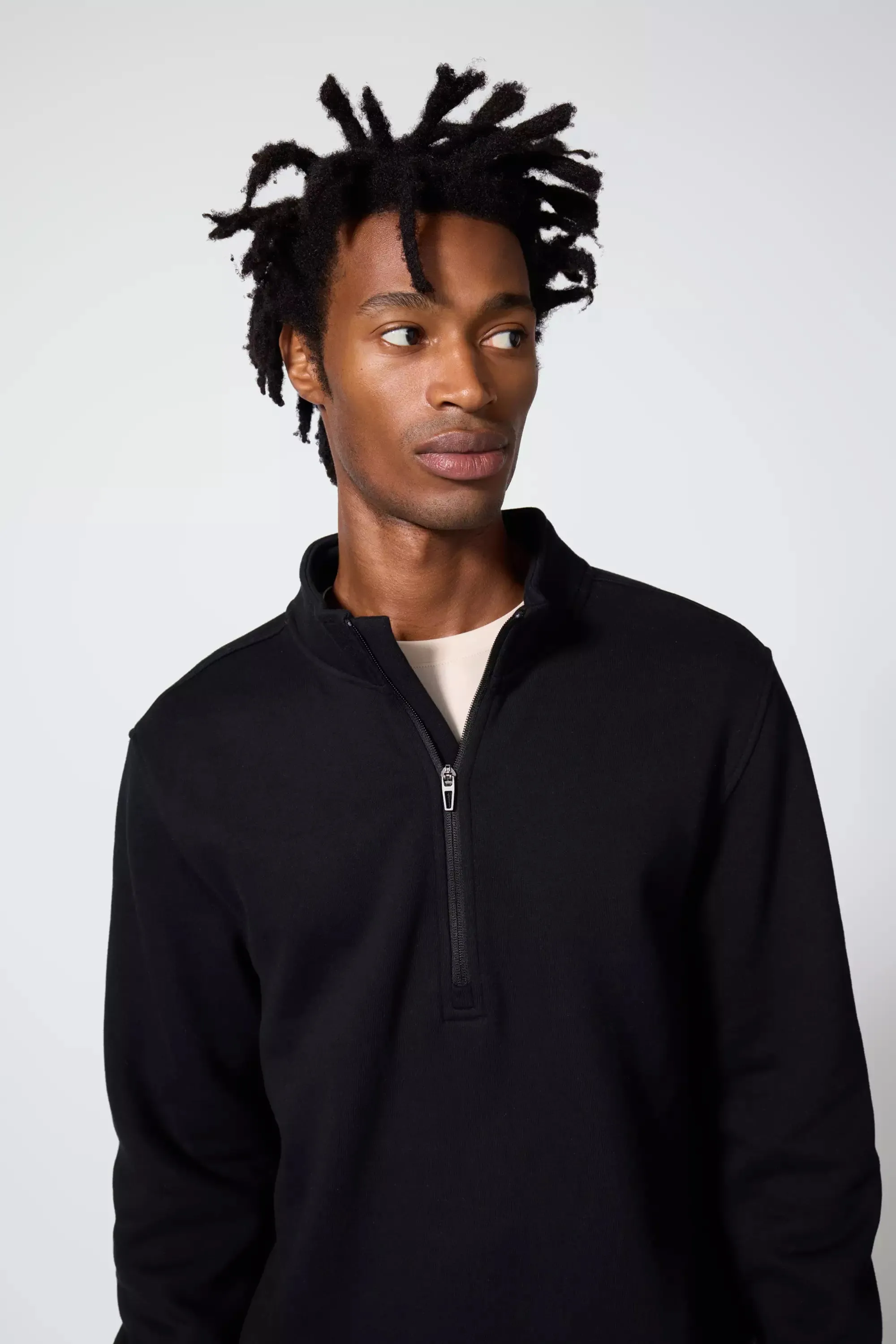 Men's Luxefleece 1/4 Zip  - Black