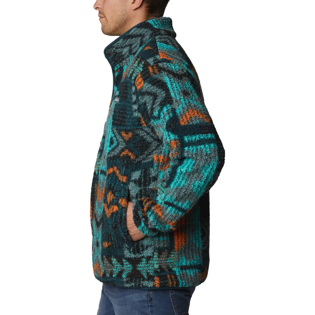 Men's Rugged Ridge III Printed Sherpa 1/2 Snap Fleece