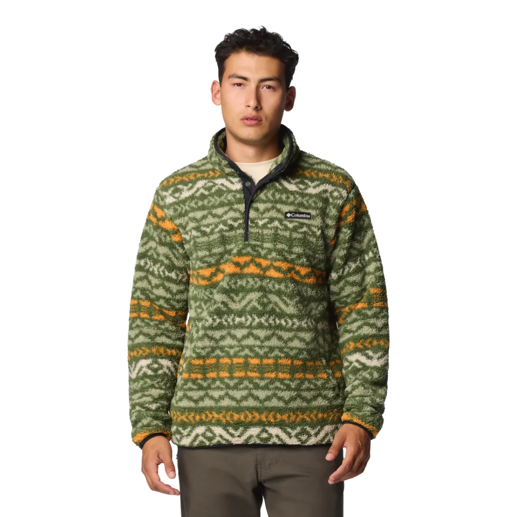 Men's Rugged Ridge III Printed Sherpa 1/2 Snap Fleece