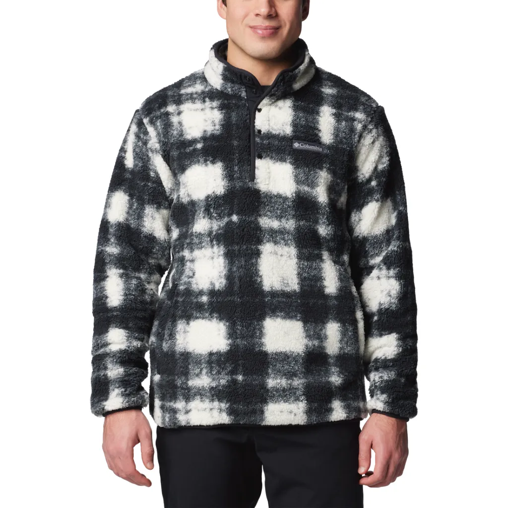 Men's Rugged Ridge III Printed Sherpa 1/2 Snap Fleece