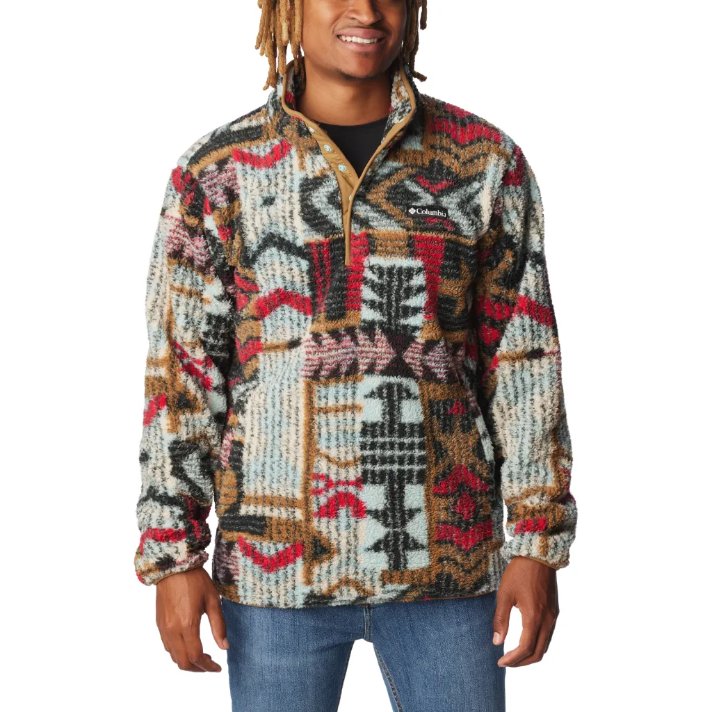 Men's Rugged Ridge III Printed Sherpa 1/2 Snap Fleece