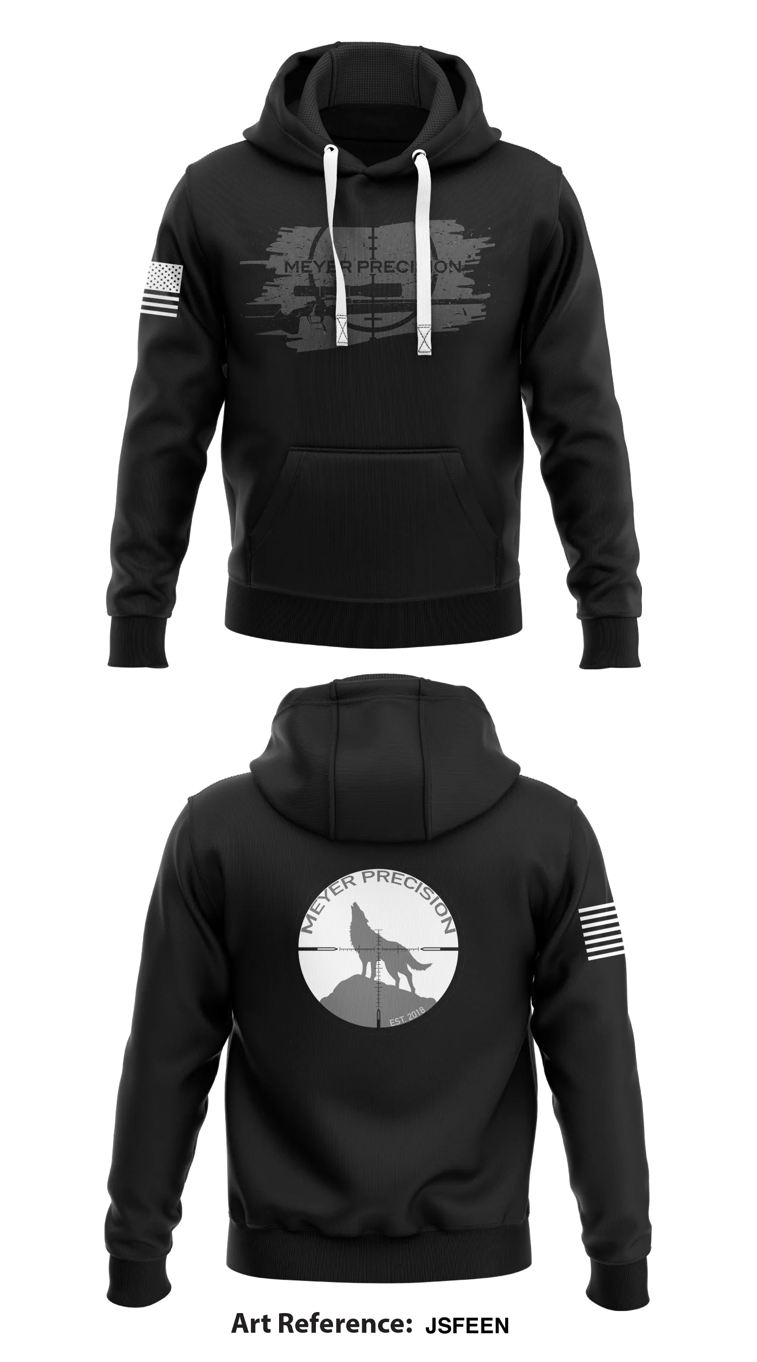 Meyer Precision Store 1  Core Men's Hooded Performance Sweatshirt - JsFeEn