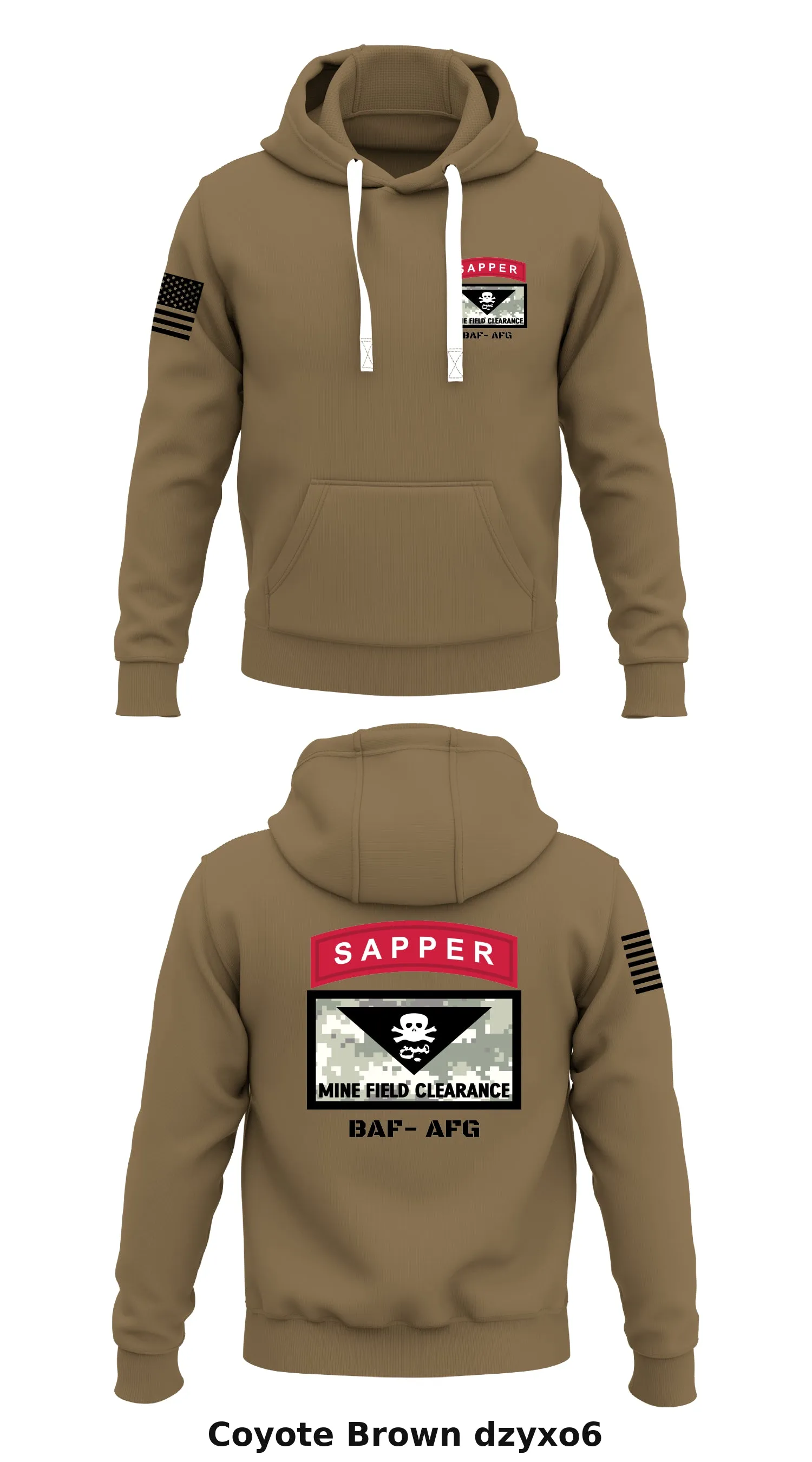 Mine Action Center - QRF Store 1  Core Men's Hooded Performance Sweatshirt - dzyxo6