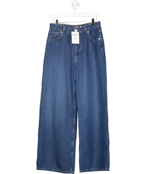 Mint Velvet Blue Wide Leg Jeans UK 10