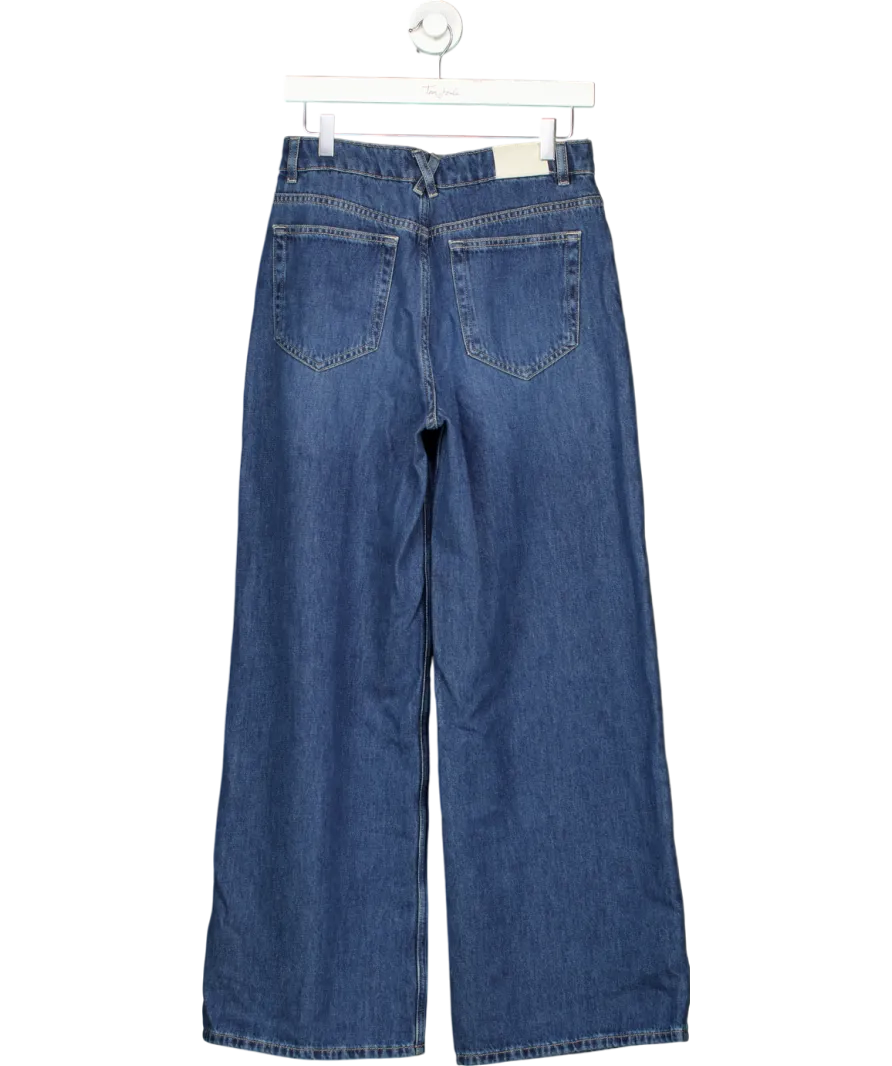 Mint Velvet Blue Wide Leg Jeans UK 10