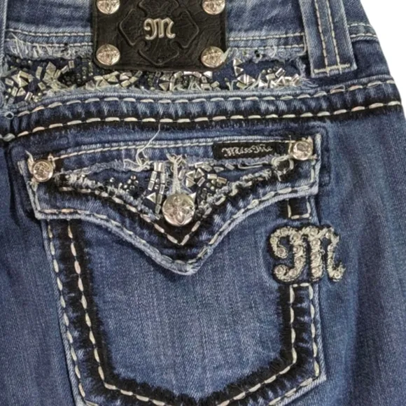 Miss Me Baby Boot GUC $118 Size 31  J1663