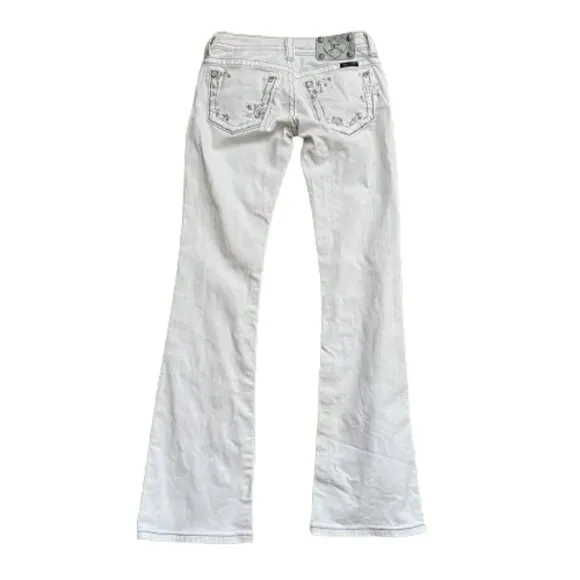Miss Me White Boot Jeans