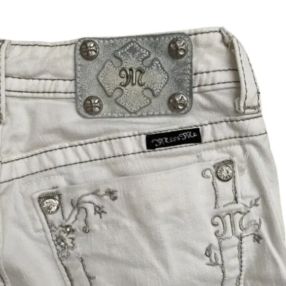 Miss Me White Boot Jeans