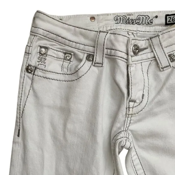 Miss Me White Boot Jeans