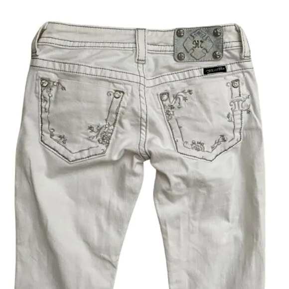 Miss Me White Boot Jeans
