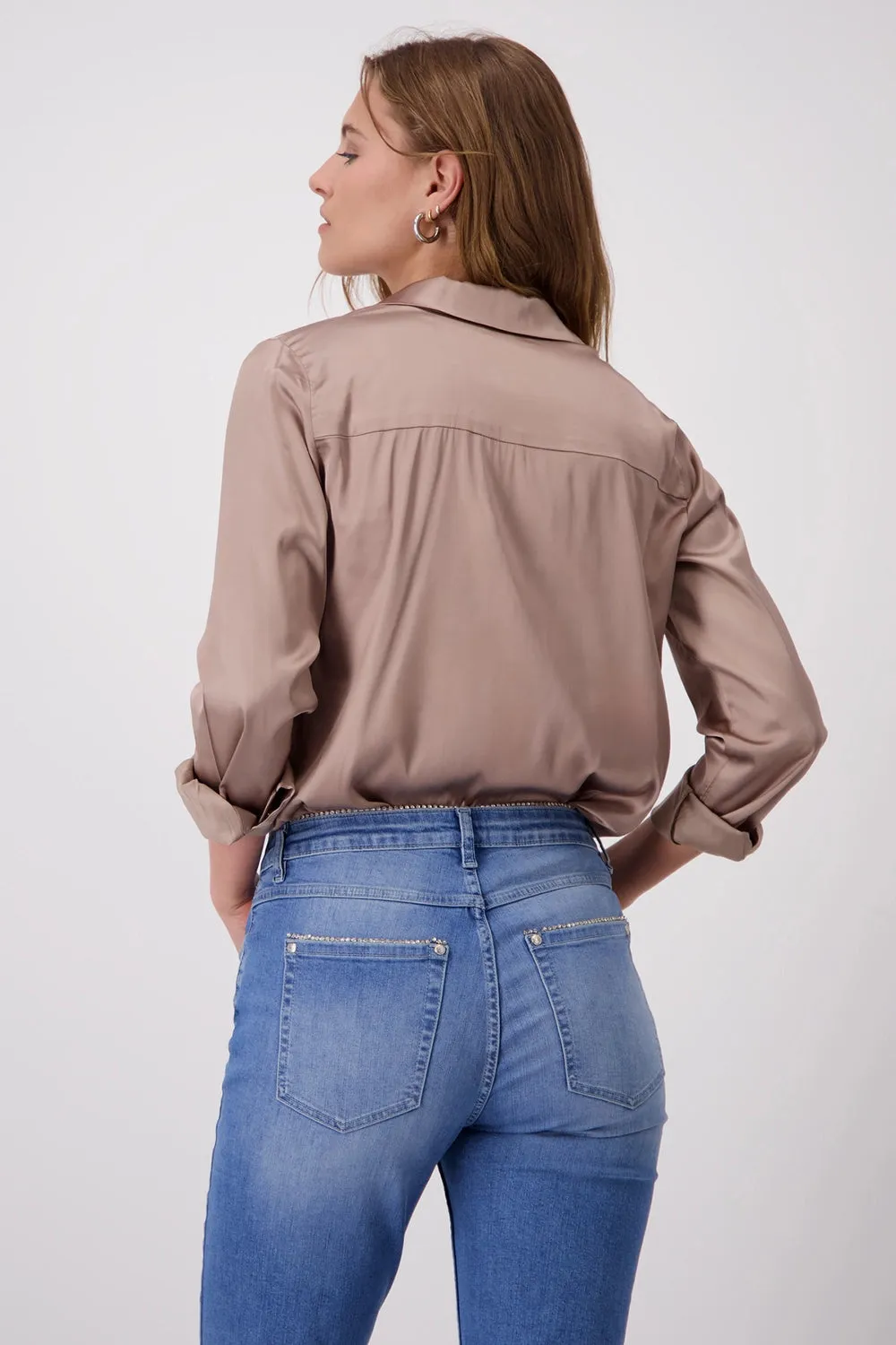 Monari Satin Blouse 808383