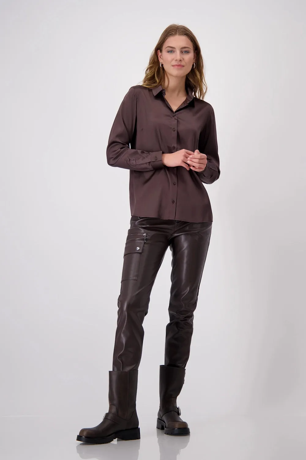 Monari Satin Blouse 808383