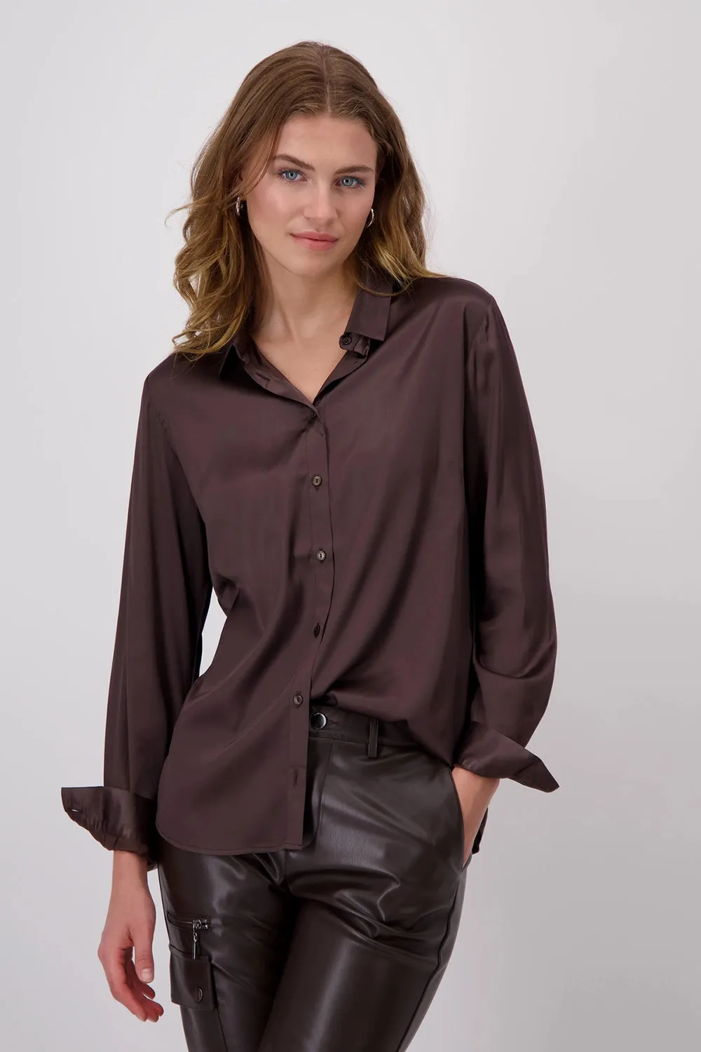 Monari Satin Blouse 808383