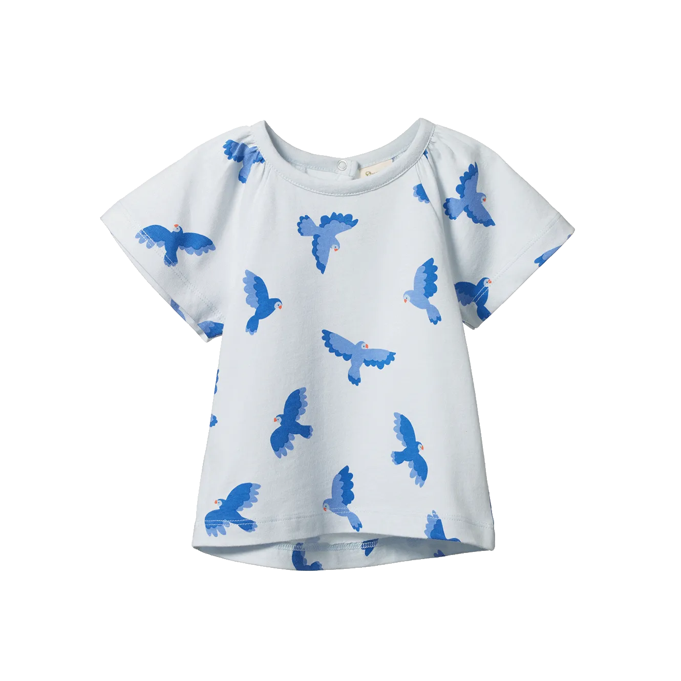NATURE BABY FAYE TEE SONGBIRD PRINT