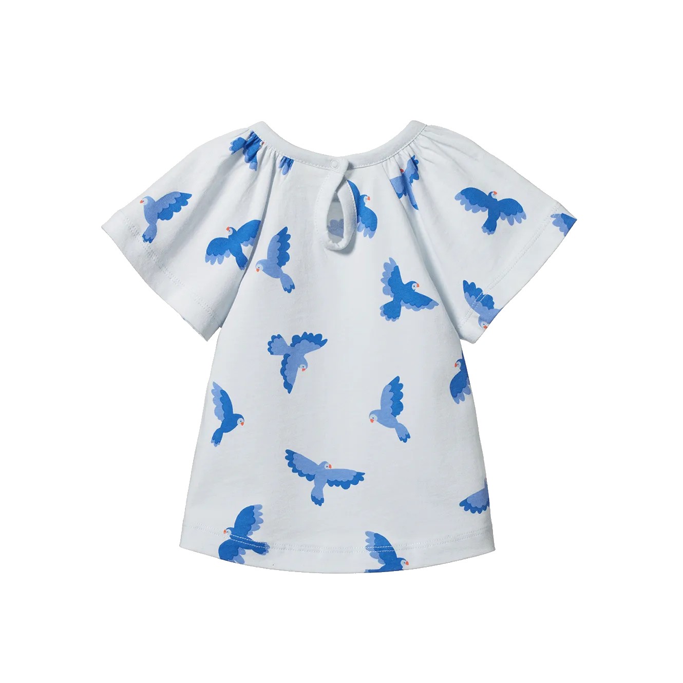 NATURE BABY FAYE TEE SONGBIRD PRINT