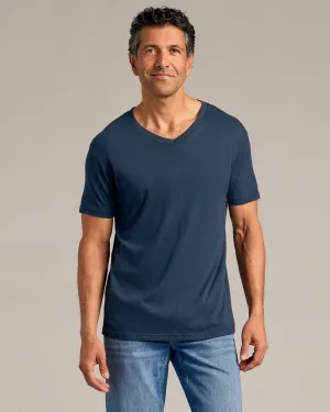 Navy V-Neck Tee