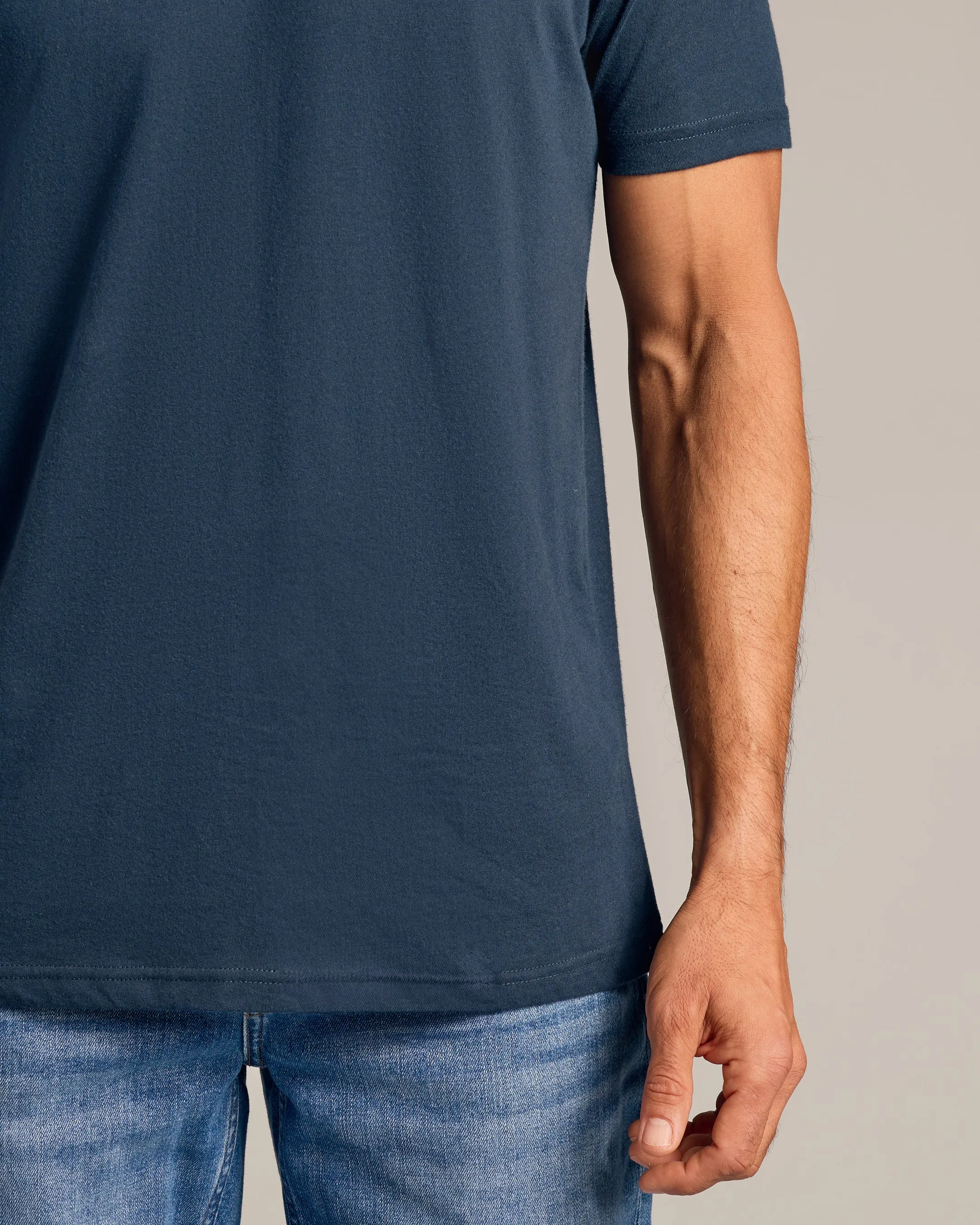Navy V-Neck Tee