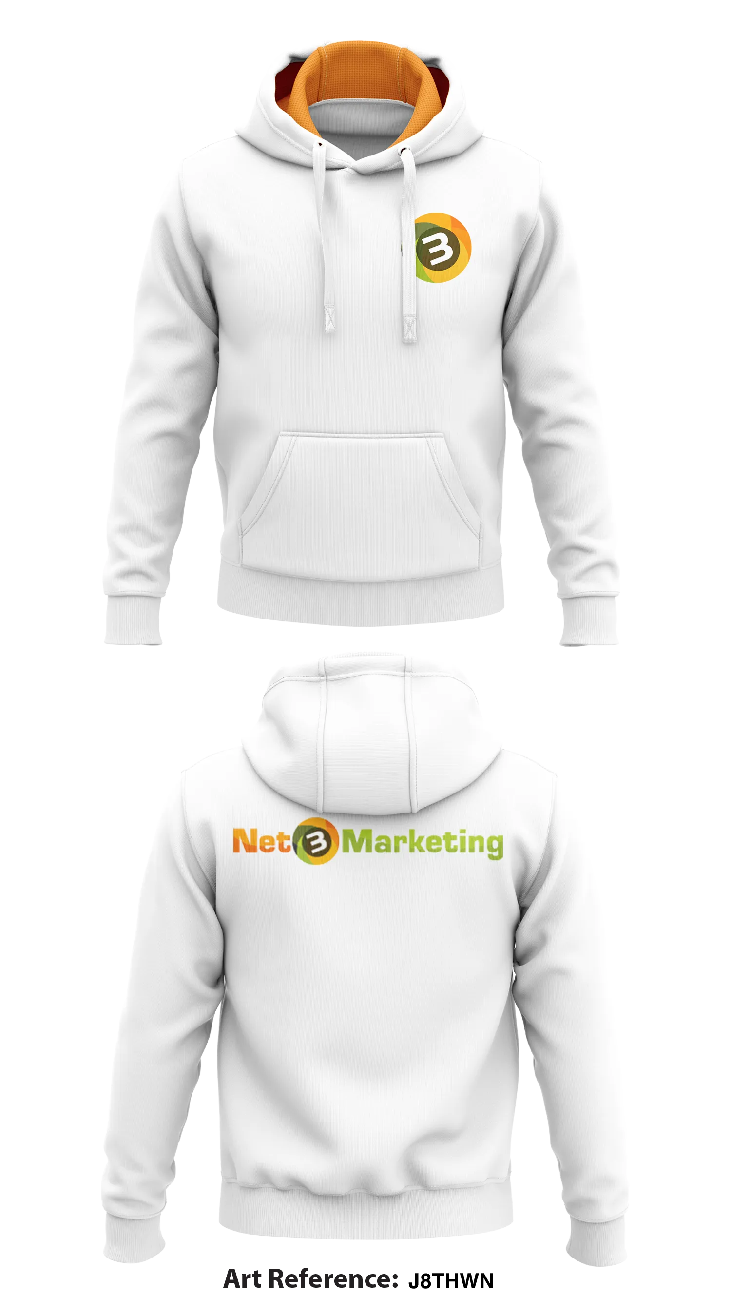 Net 3 Marketing Store 1  Core Men's Hooded Performance Sweatshirt - j8tHwN