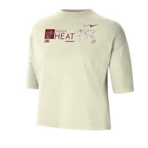 Nike Miami HEAT Global Women's Boxy Crop Tee