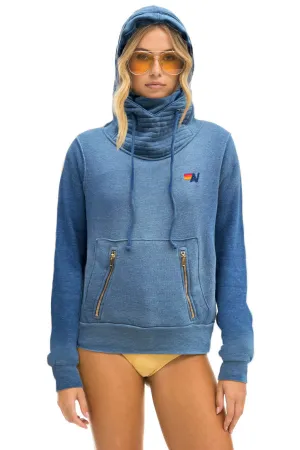 NINJA PULLOVER HOODIE - FADED WATER