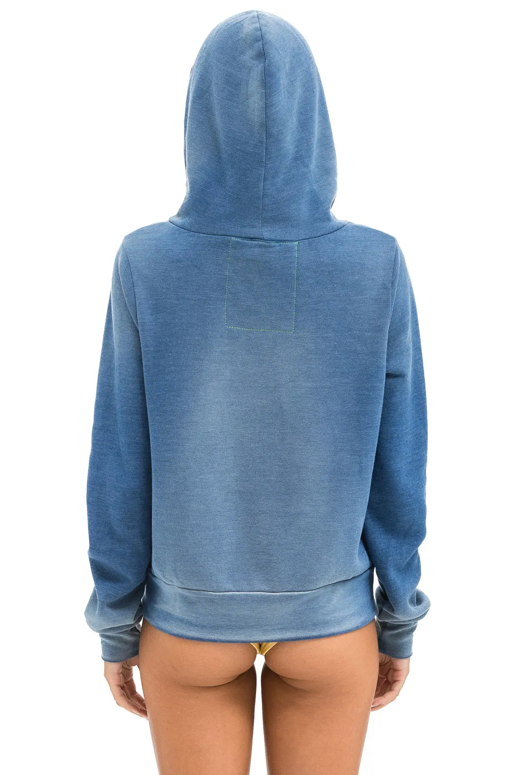 NINJA PULLOVER HOODIE - FADED WATER