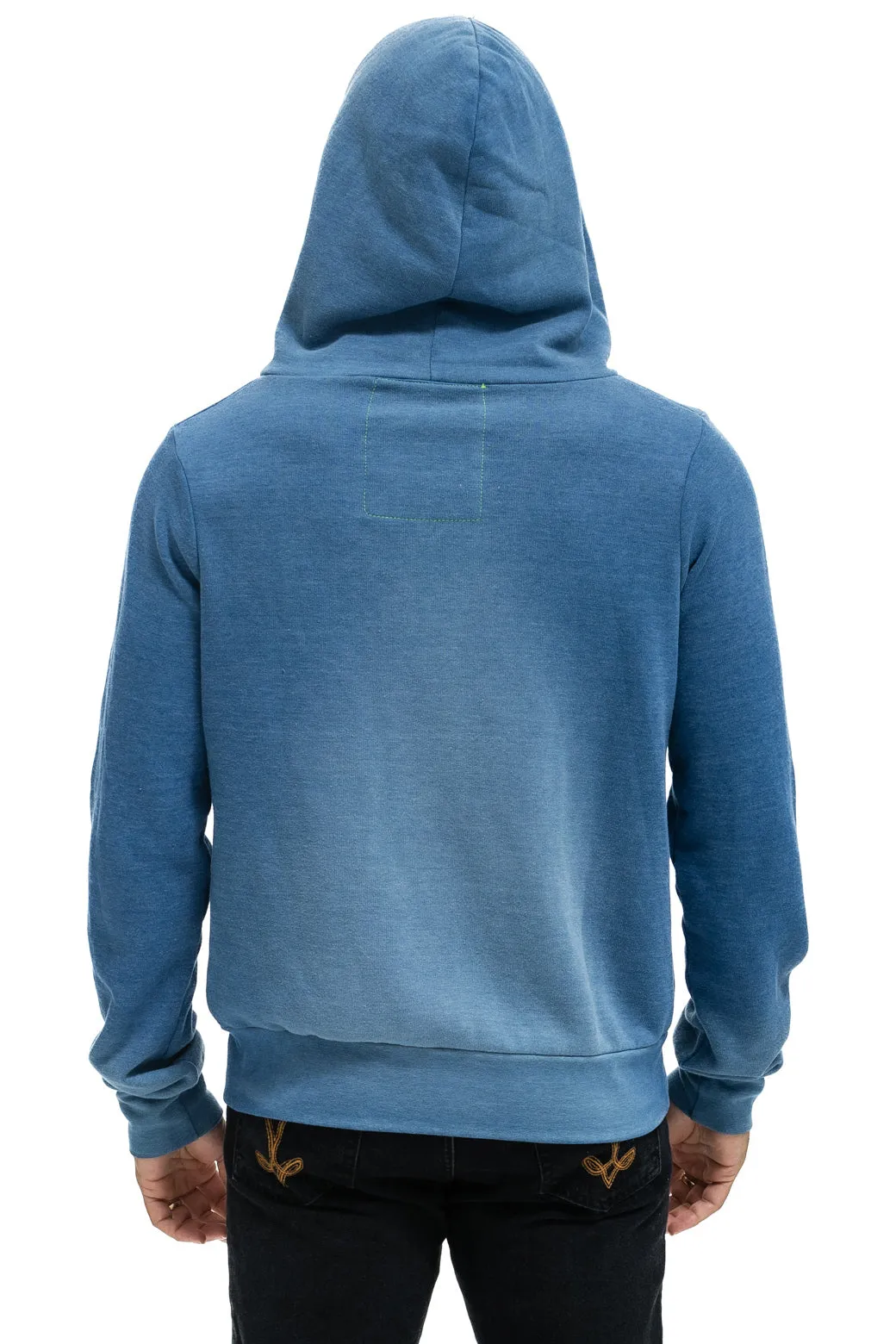 NINJA PULLOVER HOODIE - FADED WATER