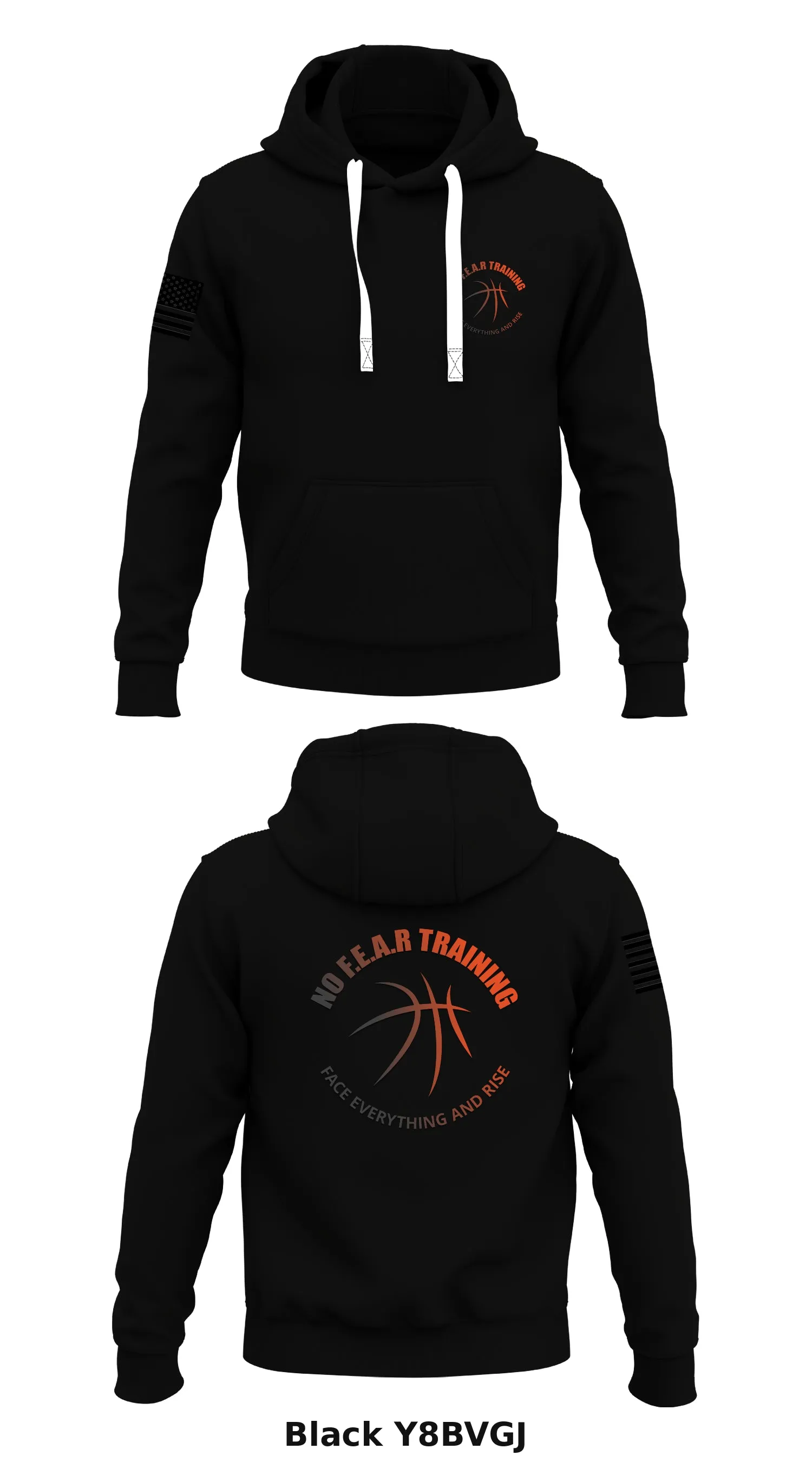 NO F.E.A.R.  Training  Store 1  Core Men's Hooded Performance Sweatshirt - Y8BVGJ