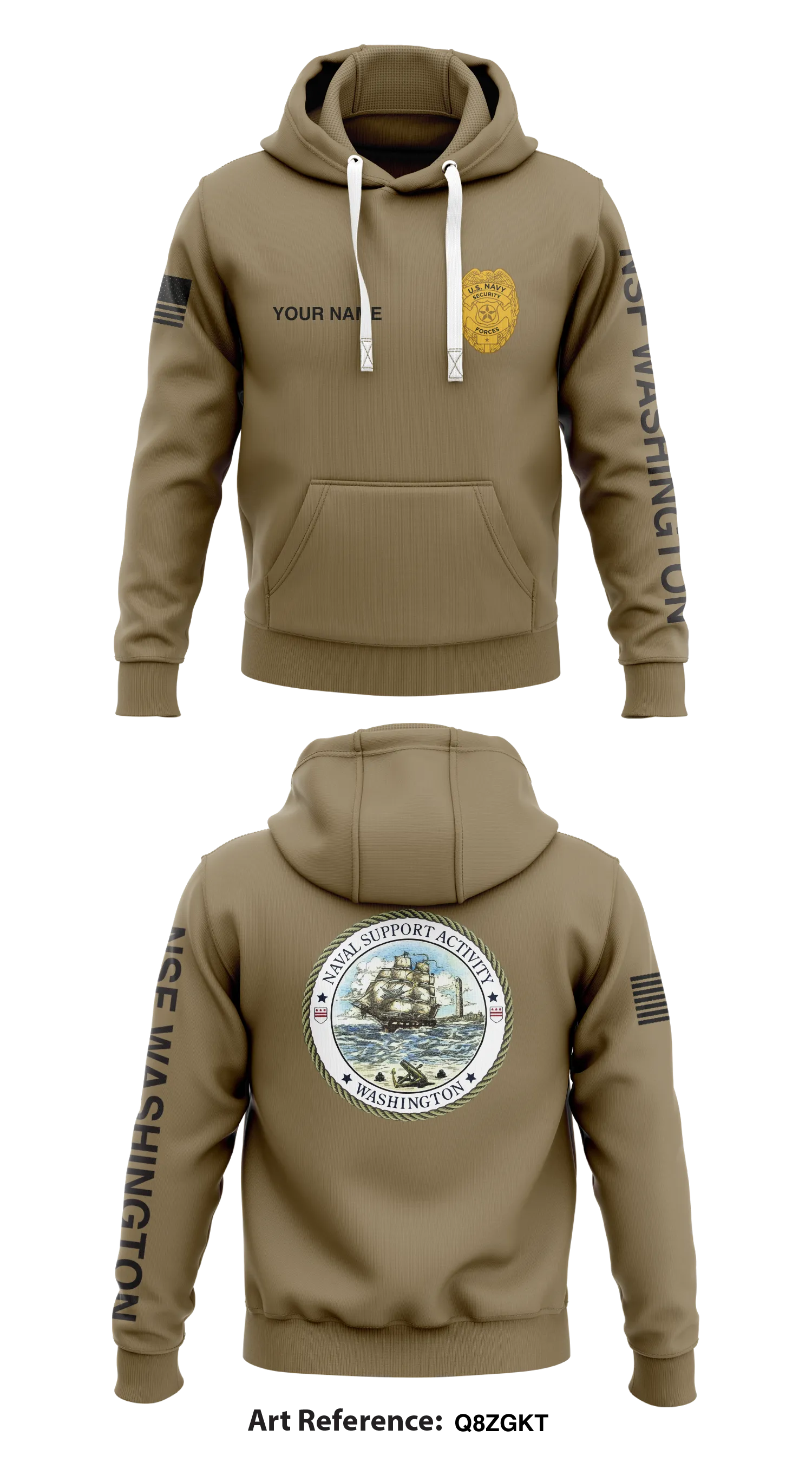NSF Washington Store 1  Core Men's Hooded Performance Sweatshirt - Q8zgkt